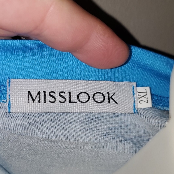 Plus Size Short Sleeve Tie Dye Shirt - Picture 5 of 6